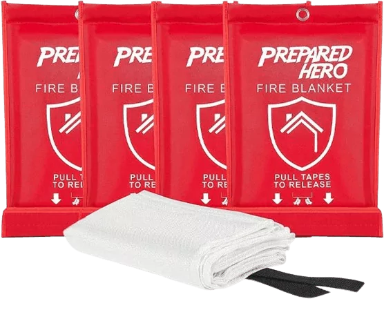 buy now prepared hero fire blanket