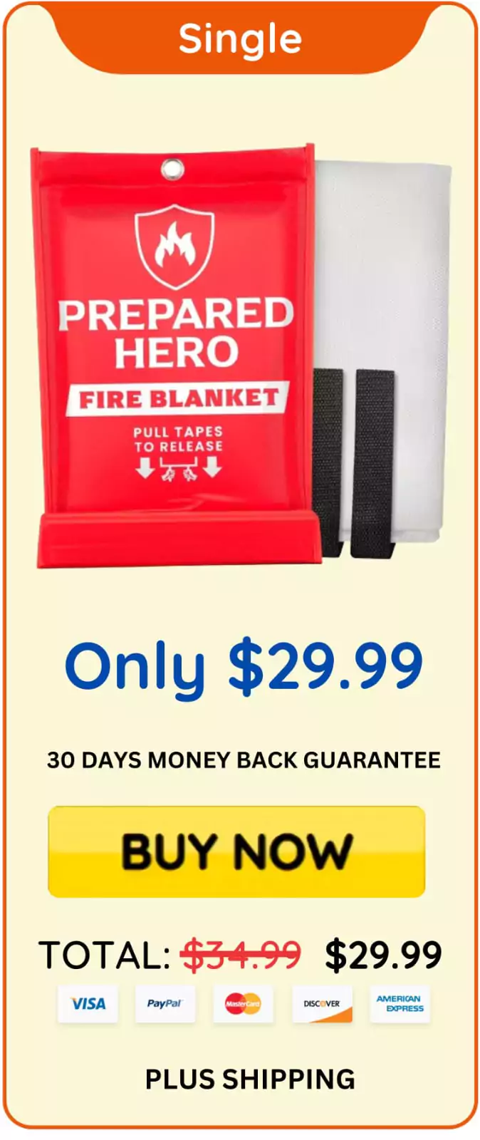 Prepared Hero Fire Blanket Package 1