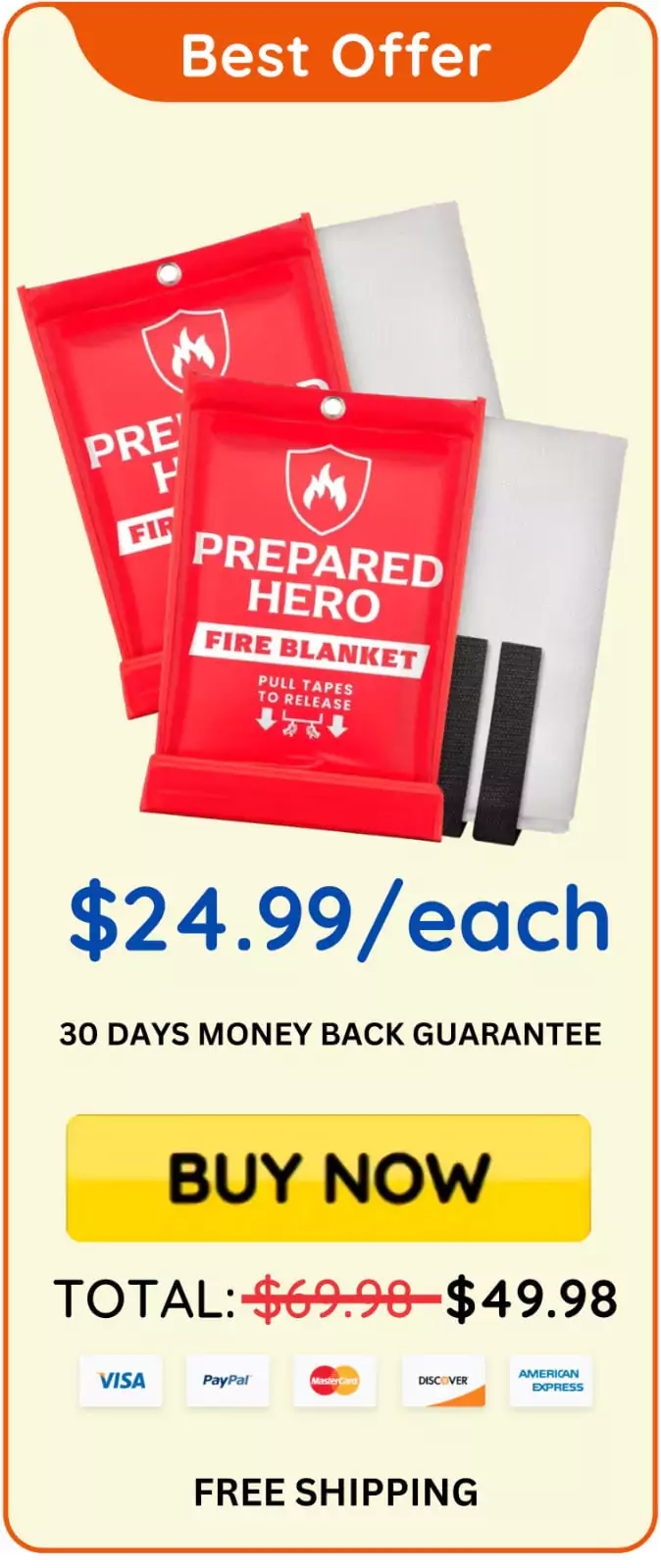 Prepared Hero Fire Blanket Package 2